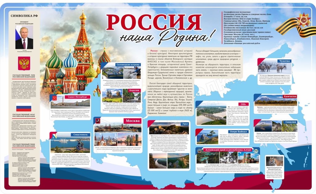 Патриотический-стенд-Россия-наша-родина