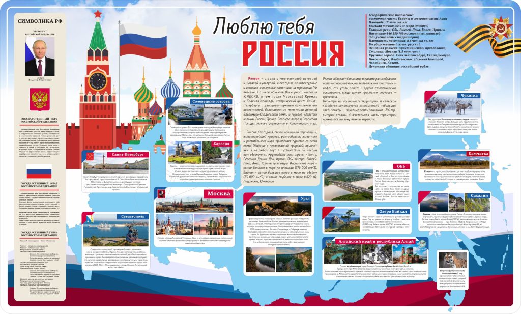 Патриотический-стенд-люблю-тебя-Россия