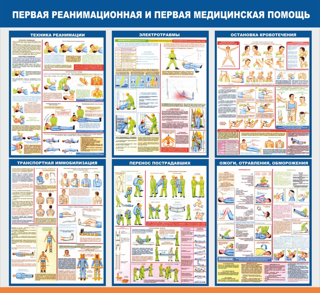 Первая-реанимационная-и-первая-медицинская-помощь-стенд